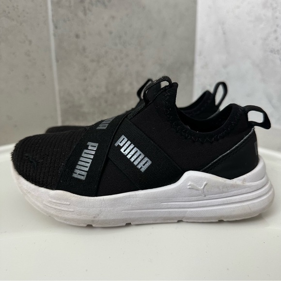Puma Toddler Girl Wired Run Slip On Sneaker Size 12 - Picture 5 of 11